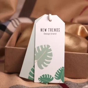 Custom Hanging Tags with Logo and String Versatile Swing Tags for Clothing Bags and Shoes