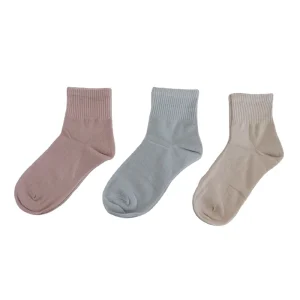 Custom Hemp Organic Cotton Fiber Breathable Sweat Absorbent Plain Simple Short Socks for Women