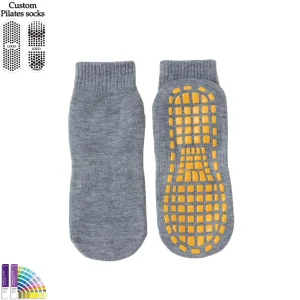 Custom High Quality Children’s Ankle Cuff Knitted Anti Bacterial Anti Slip Breathable Spring Sporty Trampoline Socks