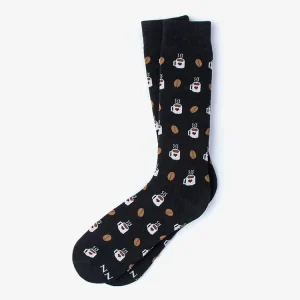 Custom High Quality Jacquard Crew Dress Socks