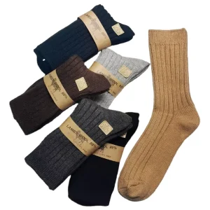 Custom High Quality Men Alpaca Wool Socks Winter Thick Warm Wool Socks