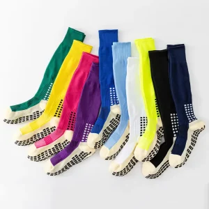 Custom High Quality Mesh Sports Socks Non-slip Wear-resistant Quick-drying Football Sports Grip Socks