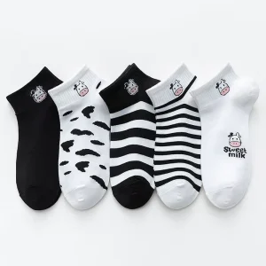 Custom High Quality Solid Animal Design Ankle Women Cute Socks Funky Ankle Socks