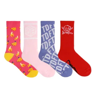 Custom Knit Basketball Crew Socks Custom Logo Sports Athletic Cycling Terry Socks