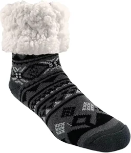 Custom Knit Cozy Fleece Floor Fuzzy Winter Women Christmas Warm Acrylic Slipper Socks