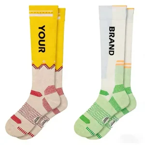 Custom Knitted Crew Football Socks Soccer Basketball Sports Socks Custom Anti-Slip Breathable Socks for Men