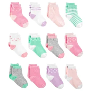 Custom Logo Anti Slip Newborn Baby Socks 0-3 Months 6-12 Months Cotton Baby Grip Socks for Boy Girl