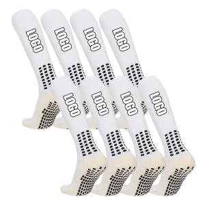 Custom Logo Anti Slip Socks Men Grip Sock Football Crew Long Athletic Quick-drying Non-Slip Sport Soccer Socks