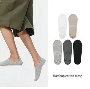 Custom Logo Bamboo Cotton Socks Moisture Wicking Work Socks Soft Comfortable Breathable Bamboo Socks For Unisex