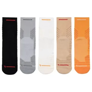 Custom Logo Black Cushion Terry Crew Socks One Size Cotton Spring Socks for Men Women Breathable Anti Bacterial