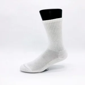 Custom Logo Design White Black Bamboo Rayon Soft Silky Men Socks Bamboo Fiber Thick Crew Sports Socks