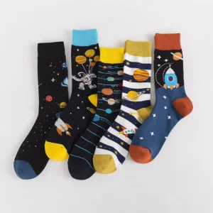 Custom Logo Factory Direct Cow Pig Sheep Animal Pattern Socks Cartoon Colorful Cute Men’s Socks