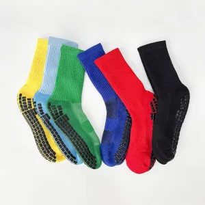 Custom Logo Football Grip Sports Socks Arch Support Custom Polyester Grip Crew Socks Sport Socks Men