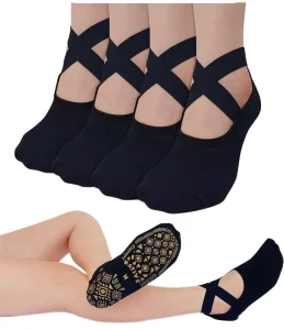 Custom Logo Girls Dance Barre Ballet Socks Women Cotton Anti slip Gym Pilates Non Slip Yoga Socks
