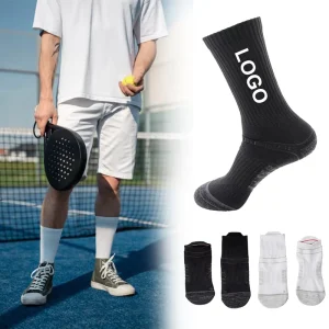 Custom Logo Men Women Athletic Golf Tennis Pickleball Sports Socks