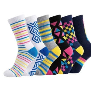 Custom Logo Men’s Cotton Sport Basketball Socks Breathable Knitted Athletic Crew Socks For Training