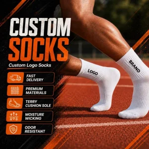 Custom Logo Solid Black White Grey Mid Calf Athletic Socks Breathable Mesh Knit Sport Sock for Men Daily Running Gym Workout Use