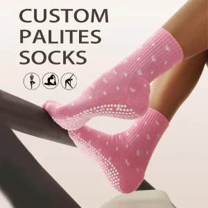 Custom Logo Tennis Yoga Cotton Pilates Socks Indoor Outdoor Sports Socks