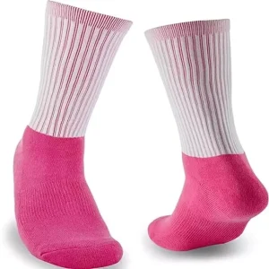 Custom Logo Thick Athletic Crew 3D Print White Polyester Winter Blank Sublimation Socks