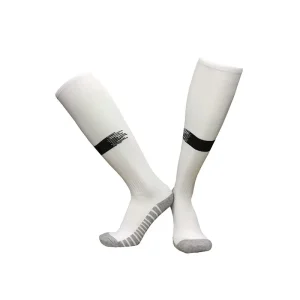 Custom Logo White Youth Spring Sport Athletic Compression Socks Knee High Grip Soccer Eco Friendly Quick Dry Bottom