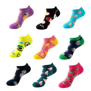 Custom Luxury Ankle Socks for Couples Personalized High End Couple Ankle Socks
