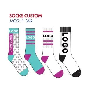Custom Made Athletic Sports Cotton Crew Grip Socks With Custom Logo Professional Basketball Socks Manufacturer
