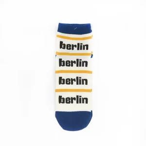Custom Made Logo Embroidered Cotton Men’s Sports Socks Street Style Ankle Letters Design ODM OEM Couple Socks Included