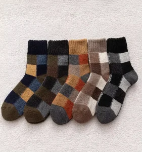Custom Manufacture Autumn Crew Men’s Sport Extra Thickening Warm Plush Socks