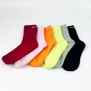 Custom Men Bamboo Cotton Breathable Eco Friendly Autumn Dress Socks with Reflective Logo for Business & Daily Use