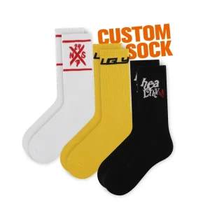 Custom Men Sock Manufacturers Design Your Own Logo Sox Custom Design Crew Sock