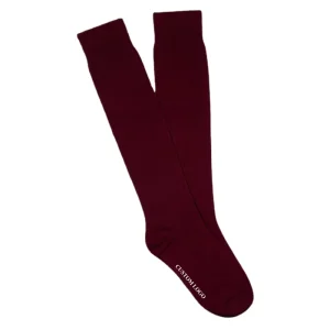 Custom Men and Women Long Tube Solid Color Socks Men Knee High Socks