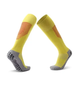 Custom Men’s Football Socks Thickened Wear resistant Grip Non slip Socks Towel Bottom Women Knee High Sport Fitness Socks