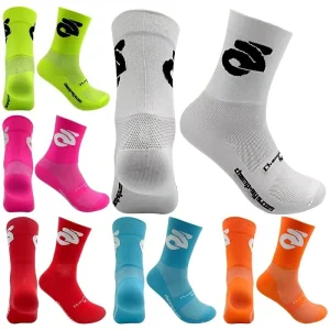 Custom Men’s Plain Cycling Aero Socks Nylon Customizable Mountain Road Bike Bicycle Socks