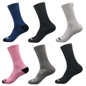 Custom Men’s Plain Cycling aero Socks Nylon Customizable Road Bike Athletic Socks 144n Cotton for Men Women