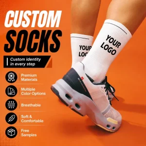Custom Men’s Running Socks Cushion Towel Bottom Sport Sock Professional Compression Sports Socks