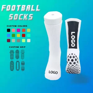 Custom Men’s Soccer Socks Design Logo Breathable Athletic Cotton Sports Grips Socks