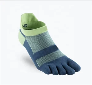 Custom Men’s Sport Five Finger Toe Ankle Socks Coolmax Logo Design Autumn Crew Height Knitted Techniques