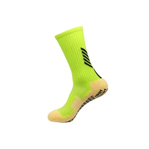 Custom Non slip Athletic Terry Thermal Tube Socks Adult Basketball Football Anti Slip Sports Grip Socks for Men