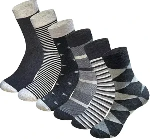 Custom OEM Anti Bacterial Classic Seamless Plain Office Men Cotton Crew Black 100% Bamboo Dress Business Socks