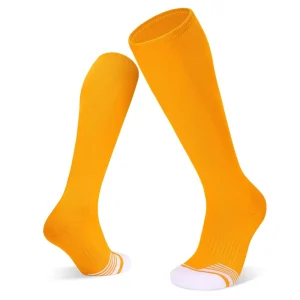 Custom OEM Logo Jacquard Over-The-Calf Socks Premium Breathable Anti Slip Baseball Softball Football Training Soccer Socks