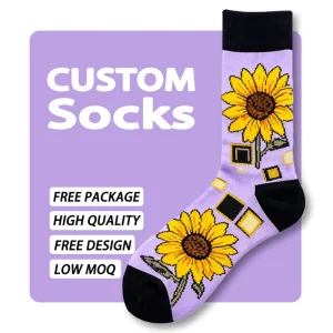 Custom OEM ODM Low MOQ High Quality Dress Socks with Custom Logo for Men Formal Business Wedding Office Wear