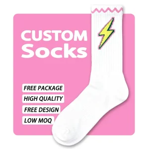 Custom OEM ODM Low MOQ High Quality Socks with Custom Logo for Men Women Socks