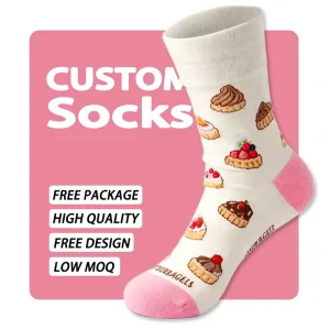 Custom OEM ODM Low MOQ High Quality Women’s Dress Socks with Custom Logo for Fashion Office Formal