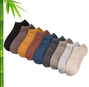 Custom Organic Bamboo Socks Cooldry Custom logo Socks Sweat Absorbent Business Bamboo Ankle Socks