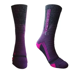 Custom Outdoor Hiking Thermal Sport Socks Cushion Men’s Performance Athletic Cotton Compression Hiking Crew Socks for Men