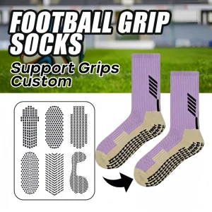 Custom Packaging Breathable Fabric Stretch Fit Soccer Uniform Socks for Football Tournaments and Matches