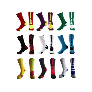 Custom Performance Cushion Tennis Basketball Cycling Athletic Crew Sports Socks for Men