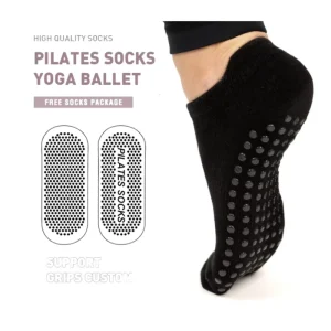 Custom Pilates Socks Combed Summer Cotton Comfortable Padded Breathable Anti Slip Ankle Yoga Grip Socks