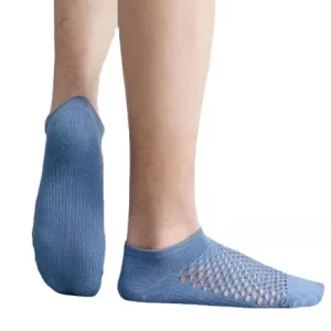 Custom Plain Hole Short Men Ankle Socks Custom Men’s Socks Casual