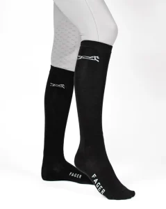 Custom Printed Elastic Knee High Compression Socks Horse Riding Socks